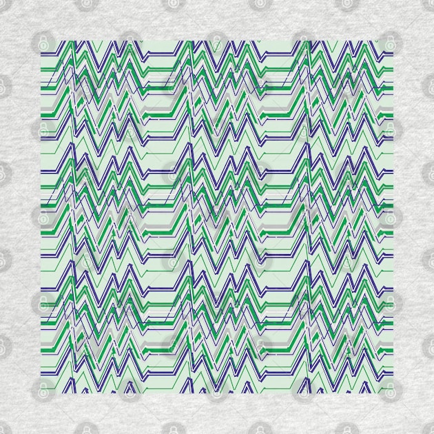 Geometric zigzag shapes, abstract by ilhnklv